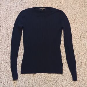 100% Merino Wool Brooks Brothers Navy Sweater